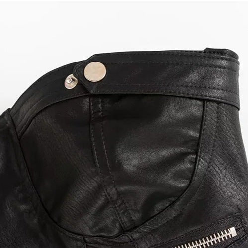Velisse Corset Zip Bustier-Black