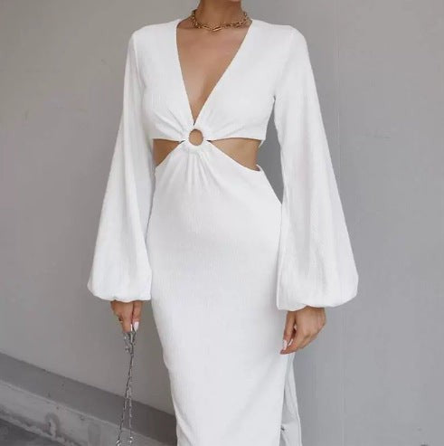 Serenya Cutout Back Maxi Dress