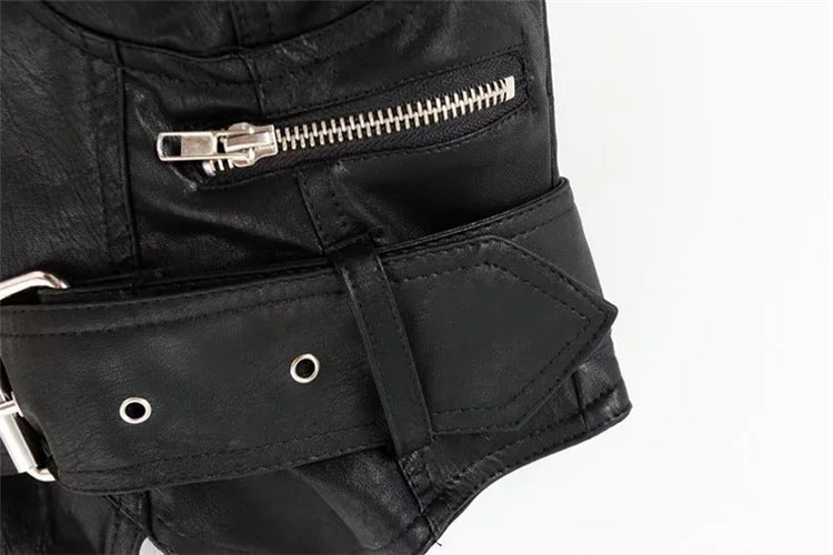 Velisse Corset Zip Bustier-Black